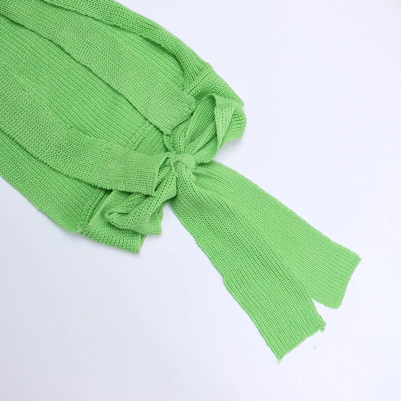 Knit halter