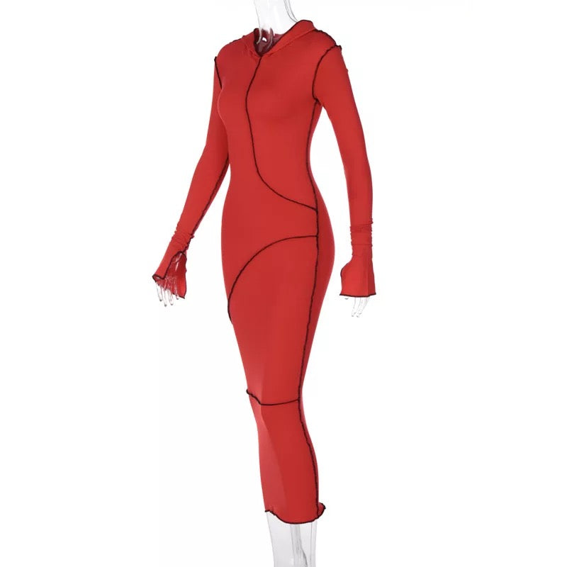 Hailey hooded dress